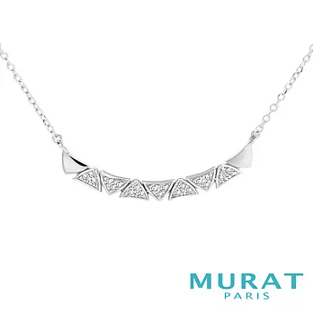 MURAT PARIS米哈巴黎 交疊三角曲線項鍊