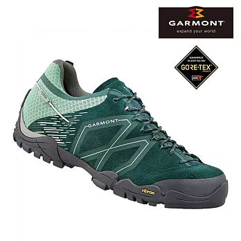 GARMONT 女款 Gore-Tex低筒健行鞋STICKY STONE WMS 481015/613 綠色 / GoreTex、防水透氣、黃金大底、登山攀登UK4.5綠色