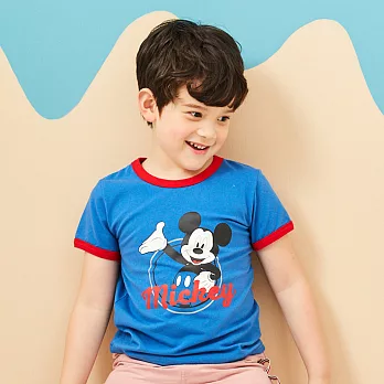 Disney 米奇系列歡樂圈圈上衣100牛仔藍