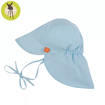 德國Lassig-嬰幼兒抗UV防曬遮頸帽-淡藍24M淡藍