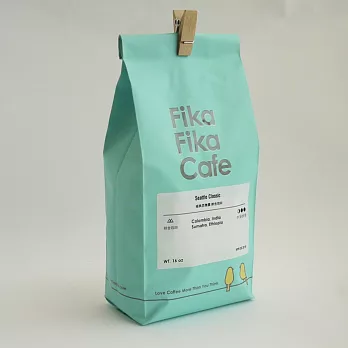 FikaFikaCafe 16oz 經典西雅圖綜合咖啡-中深烘焙