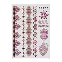 Snatch 小花怪-紫外線變色金屬刺青貼 / Flower monster - color Metallic Tattoo Stickers