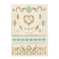 Snatch 2號秘密花園少女金屬刺青貼紙 / Secret Garden ll Metallic Tattoo Stickers