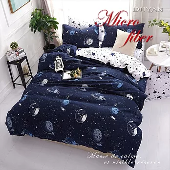 《DUYAN 竹漾》台灣製天絲絨雙人床包涼被四件組-星際大戰