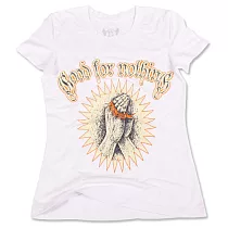 COW女裝 Good for nothing!指虎的祈禱- 短T(白)L