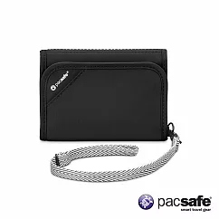 Pacsafe RFIDSAFE V125 防盜三折式錢夾黑色