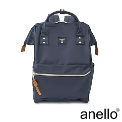 anello 新版基本款2代R系列 防潑水強化 經典口金後背包 Regular size─ 深藍