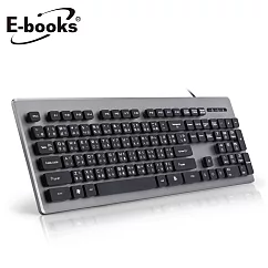 E─books Z3 仿機械手感降噪有線鍵盤