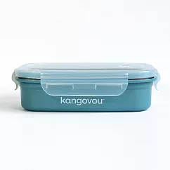 Large兒童餐盒【莫蘭迪】─美國kangovou小袋鼠不鏽鋼安全餐具