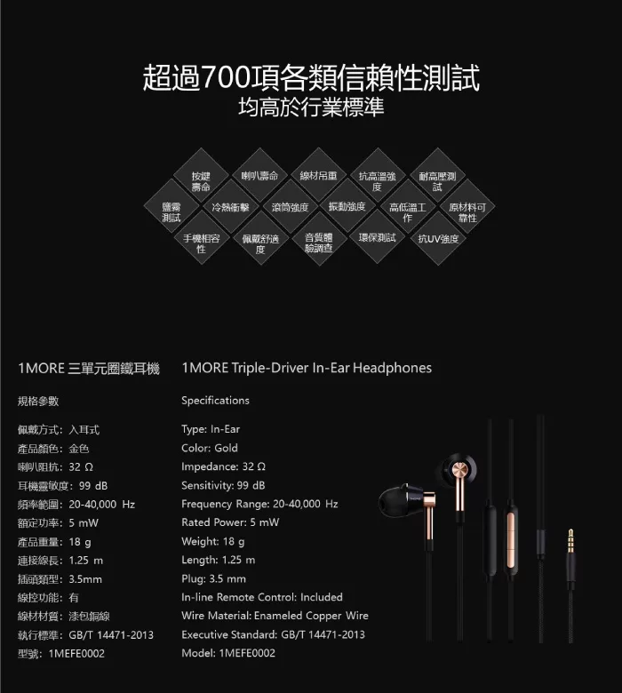 1MORE E1001 - 詳情7