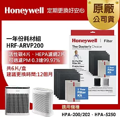 美國Honeywell 一年份耗材組 HRF─ARVP200 (適用HPA─200/HPA─202/HPA─5250)