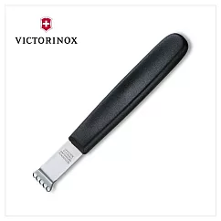 【VICTORINOX 瑞士維氏】檸檬皮刨刀/黑(5.3503)