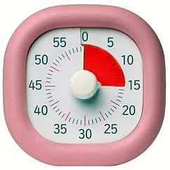 日本SONIC訓練時間感時鐘考試計器鬧鐘LV─3062(訓練專注力集中力) 粉色 粉色