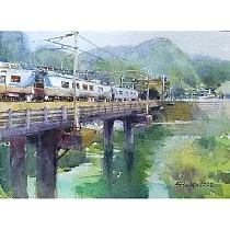 【玲廊滿藝】郭淑敏-遠方旅行27x19cm