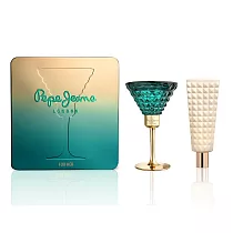 Pepe Jeans London 狂歡盛典淡香精典雅奢華禮盒(限量版)(淡香精80ml/身體乳80ml)-代理商公司貨