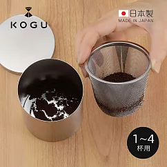 【日本下村KOGU】日製18─8不鏽鋼咖啡篩粉器(1─4杯用)