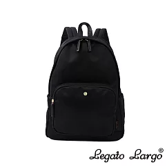 Legato Largo Lieto 肩樂系列 沉穩純色後背包 Small size─ 黑色