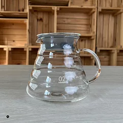 [ HARIO 雲朵系列 ] V60雲朵60咖啡 02 玻璃分享壺 ─透明 600ml