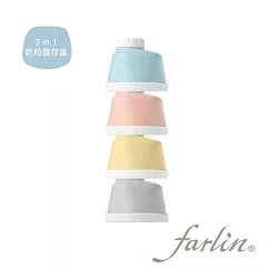 【farlin】 3 in 1奶粉儲存盒 _嫩桃粉