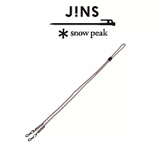 JINS x snow peak 聯名吊鍊 灰x紅
