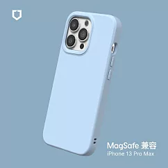 犀牛盾 iPhone 13 Pro Max (6.7吋) SolidSuit (MagSafe 兼容) 防摔背蓋手機保護殼─ 冰河藍