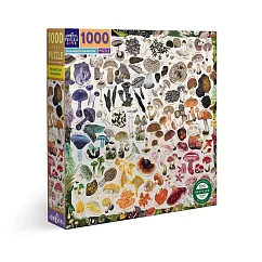 eeBoo 1000片拼圖 ─ 彩虹香菇 ( Mushroom Rainbow 1000 Piece Puzzle )