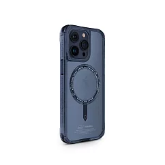 Skinarma iPhone 15 Pro Max Saido低調風格磁吸防摔手機殼 附扣具 藍色