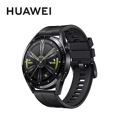 【給你超強續航+好禮】HUAWEI Watch GT3 46mm 健康運動智慧手錶 活力款─黑