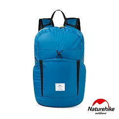 Naturehike 22L云雁輕量防水摺疊後背包 攻頂包 A017─B 藍色