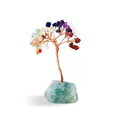 O’Pretty 歐沛媞 天然七彩水晶樹─多款可選 綠晶底