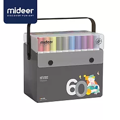 《MiDeer》── 雙頭水性麥克筆(60色) ☆