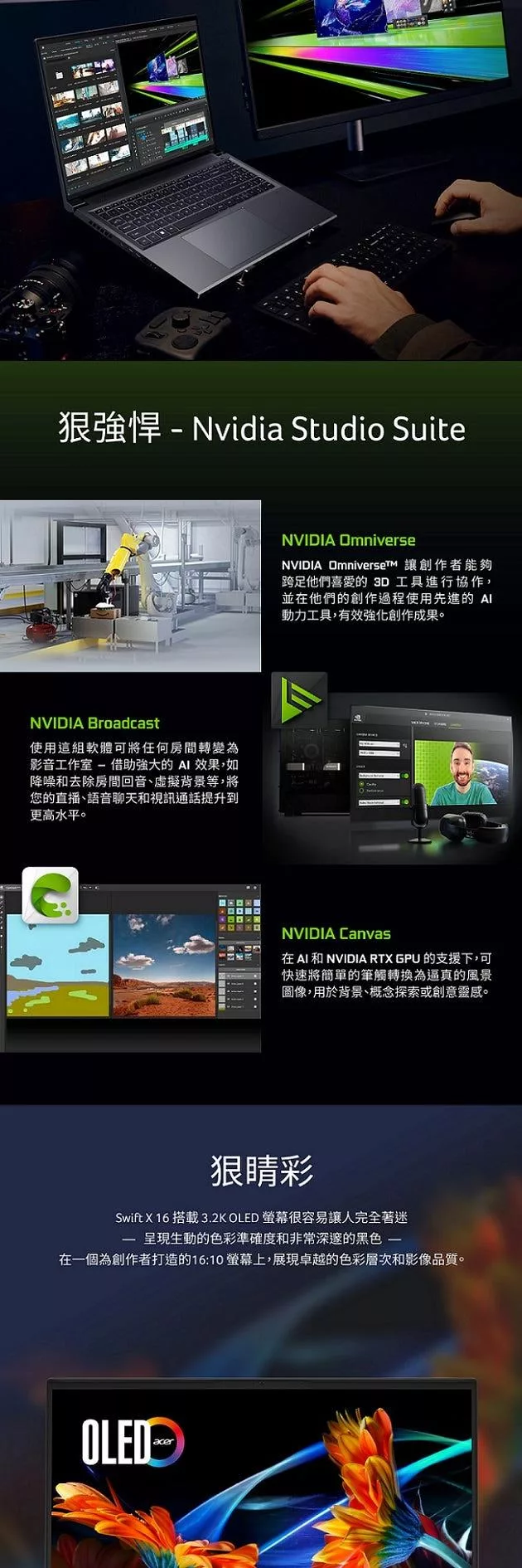 Acer宏碁 SFX16-61G - 詳情8