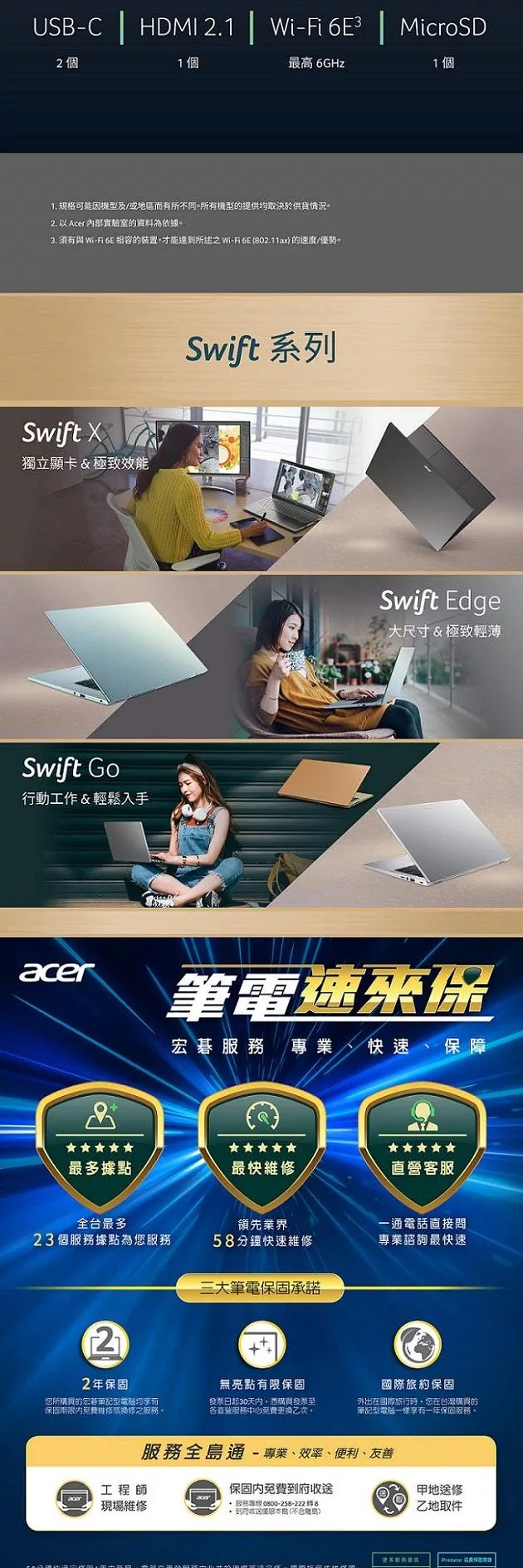 Acer宏碁 SFX16-61G - 詳情11