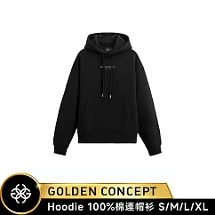 ★送原廠好禮★Golden Concept Hoodie 長袖連帽T 3D-Logo CT-HD519 L 黑色/白3D-Logo
