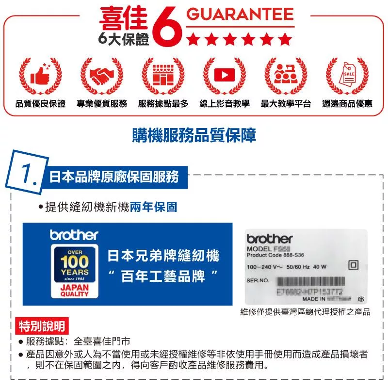 Brother兄弟 M-370 - 詳情18