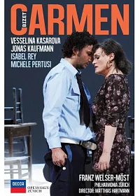 比才︰卡門 / 考夫曼,男高音 / 卡莎洛娃,次女高音 / 莫斯特 指揮 蘇黎世歌劇院合唱團&蘇黎世愛樂管弦樂團 DVD
