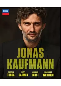 考夫曼 演唱 四大名劇 / 普契尼:托斯卡、比才:卡門、古諾:浮士德、馬斯奈:維特 (4藍光BD)