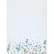 Blue Flowers Letter─perfect Stationary