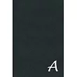 A： Initial Monogram Notebook A， A Monogram Journal A， A Monogram Notepad A， 100 Pages with Glossy Black Cover