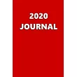 2020 Journal Red Color 204 Pages： (Notebook， Diary， Blank Book)