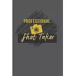 Professional Shot Taker： Blank Lined Notebook， Gifts for Photographer