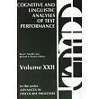 Cognitive and Linguistic： Analyses of Test Performance