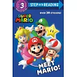 超級瑪利歐故事讀本(4─7歲適讀)Meet Mario! (Nintendo®) (Step into Reading ， Step 3)