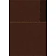 Niv， Thinline Reference Bible， Large Print， Leathersoft， Brown， Red Letter， Thumb Indexed， Comfort Print