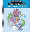 Brain Games - Color by Number - Large Print: Ocean