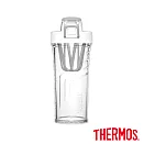 【THERMOS 膳魔師】彈蓋搖搖杯0.71L- 透明白(TP4086TS)