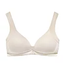 【和諧生活有機棉】薄襯托胸內衣 S 米白