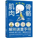 肌肉骨骼解剖速查手冊：一頁一圖一肌群！快速掌握人體7大部位x100個肌肉知識，從健身運動到疼痛修復都能派上用場的實用指南