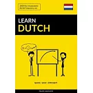 Learn Dutch - Quick / Easy / Efficient: 2000 Key Vocabularies