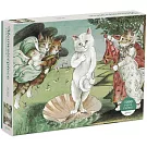 《維納貓的誕生》曠世貓作拼圖1000片Birth of Venus Meowsterpiece of Western Art 1000 Piece Puzzle